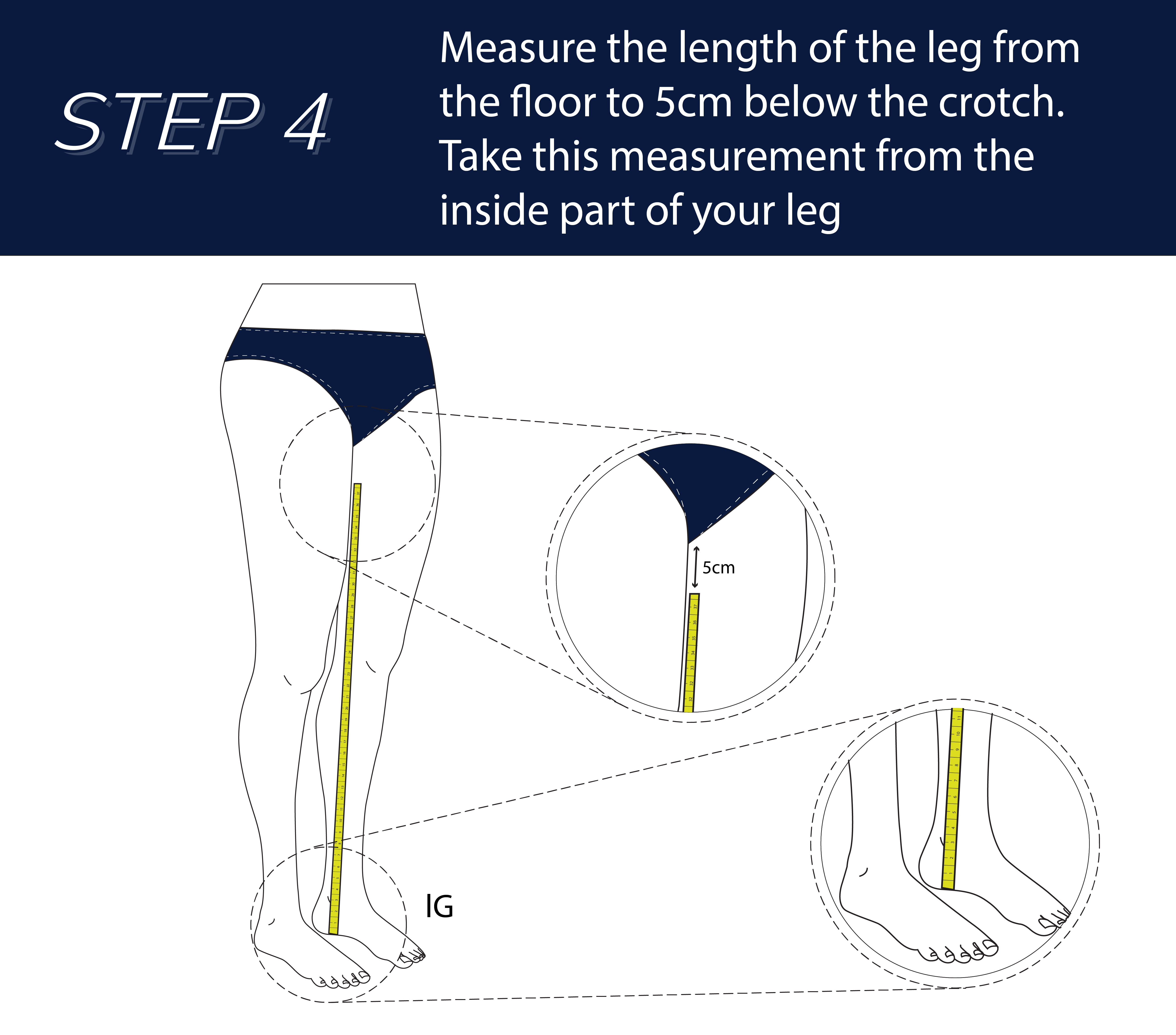 Measure Legs for Compression Stockings